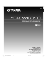 Yamaha YST-SW160 Användarmanual