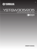 Yamaha YST-SW205 Användarmanual