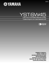 Yamaha YST-SW45 Bruksanvisning