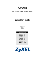 ZyXEL Communications 802.11g Användarmanual