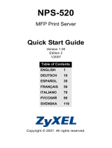 ZyXEL Communications Printer NPS-520 Användarmanual