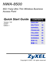 ZyXEL NWA-8500 Användarmanual