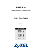 ZyXEL P-335 Plus Användarmanual