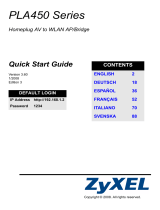 ZyXEL PLA450 Användarmanual