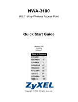 ZyXEL Communications NWA-3100 Användarmanual