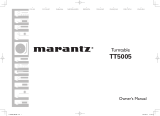 Marantz TT5005 Bruksanvisning