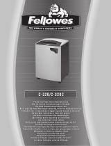 Fellowes Powershred C-320C Användarmanual