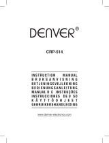 Denver CRP-514 Användarmanual