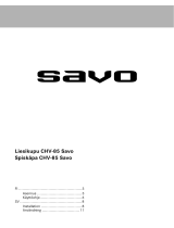 Savo CHV-8509-S Användarmanual