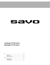 Savo FV-8205-S Användarmanual