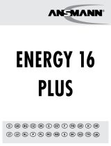 ANSMANN Energy 16 plus Bruksanvisning