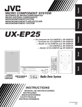 JVC UX-EP25 Användarmanual