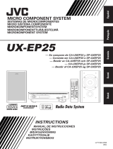 JVC SP-UXEP25 Användarmanual