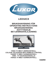 Luxor LED32CX Användarmanual
