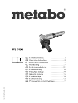 Metabo WS 7400 Användarmanual
