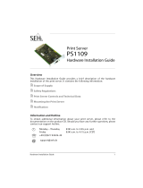 SEH Computertechnik SEH PS1109 Användarmanual
