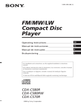 Sony CDX-C580RW Användarmanual
