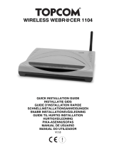 Topcom Wireless Webracer 1104 Användarmanual