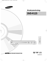 Samsung DVD-R125 Bruksanvisning