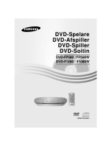 Samsung DVD-F1080W Bruksanvisning