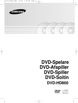 Samsung DVD-HD860 Bruksanvisning