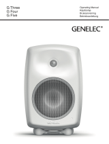 Genelec G Three Active Speaker Bruksanvisningar