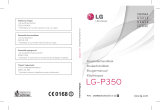 LG LGP350 Bruksanvisning