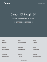 Canon XF305 Användarmanual