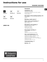 HOTPOINT/ARISTON ARXD 169 (EU) Användarguide