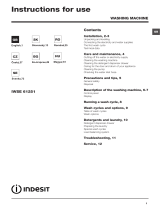 Indesit IWSE 61251 ECO EU.R Användarguide