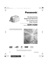 Panasonic SDRH280 Bruksanvisningar
