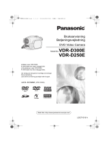 Panasonic VDRD250E Bruksanvisningar