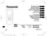Panasonic RRXS410E Bruksanvisningar