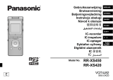 Panasonic RRXS450E Bruksanvisningar