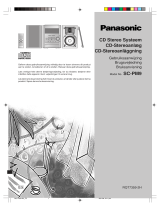 Panasonic sc pm9eg s Bruksanvisning