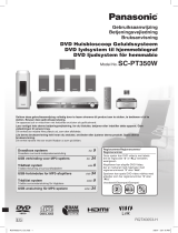 Panasonic SCPT350W Bruksanvisning