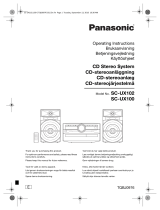 Panasonic SC-UX100E Bruksanvisning