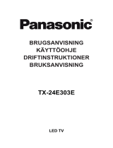 Panasonic TX24E303E Bruksanvisningar