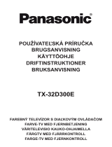 Panasonic TX32D300E Bruksanvisningar