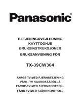 Panasonic TX39CW304 Bruksanvisningar