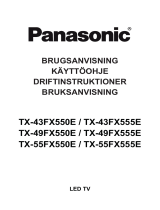 Panasonic TX55FX550E Bruksanvisningar