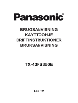 Panasonic TX43FS350E Bruksanvisningar