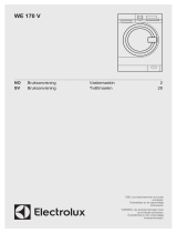 Electrolux WE170V Användarmanual