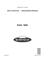 ROSENLEW RJVL1620 Användarmanual