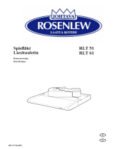 ROSENLEW RLT61 Användarmanual