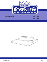 ROSENLEW RLT61 Användarmanual