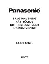 Panasonic TX65FX560E Bruksanvisningar