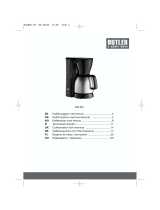 Butler Coffee Maker with Thermos 645-071 Användarmanual