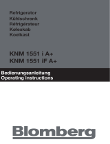 Blomberg Refrigerator KNM 1551 IA Användarmanual