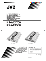 JVC Stereo Amplifier KS-AX4500 Användarmanual